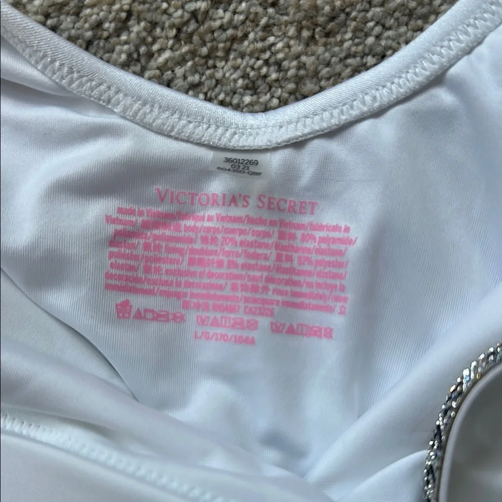 White One Piece Swimsuit - Picture 2 of 4